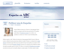 Tablet Screenshot of abcesquelas.com
